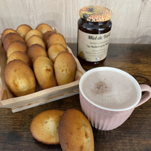 Madeleine citron et miel